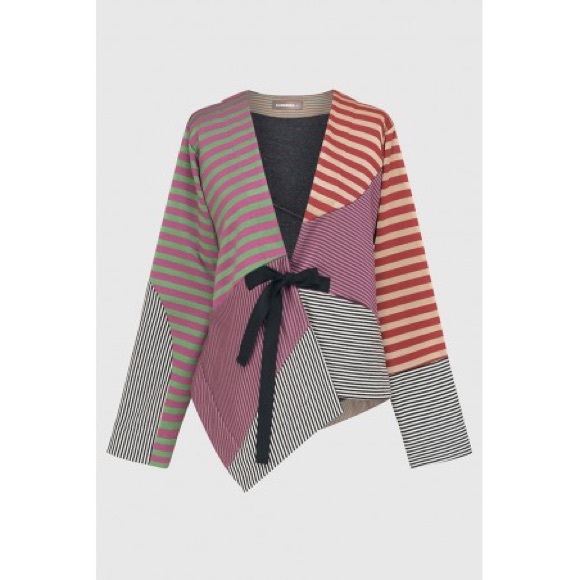 Urban by Alembika Colorful Striped Jacket size 5/XXL - New - Picture 1 of 8